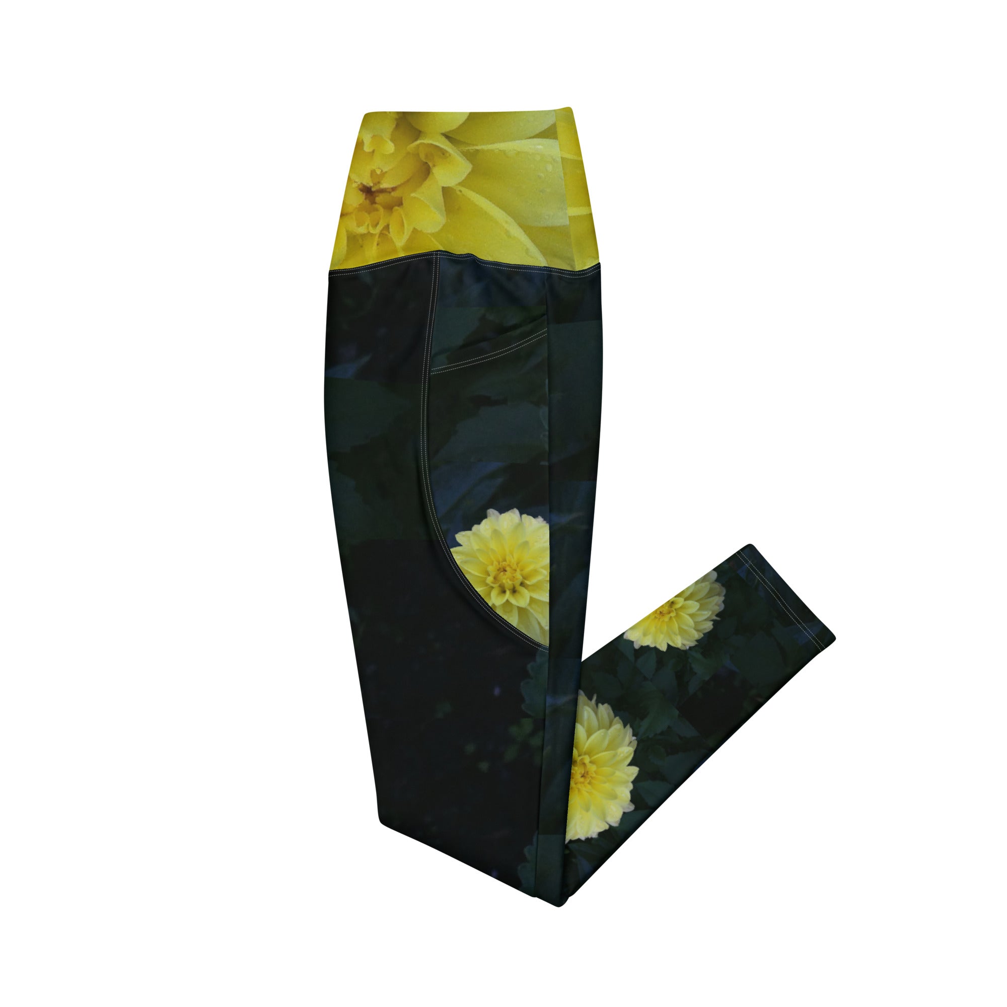 Emerald Green Activewear Leggings with Pockets. Workout leggings. Yoga or Dance Leggings. WickedYo.